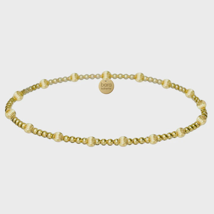 Tamra | Gold Filled Bead Bracelet