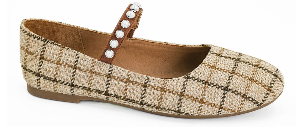 Corkys Tea Time | Tan Plaid