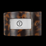 Teleties | Large Flat Rectangle Clip Tortoise