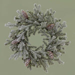 Mini Frosted Evergreen Wreath