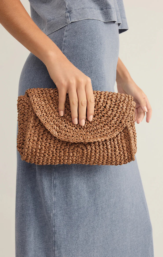 Sand Dollar Mini Straw Bag | 2 Colors