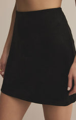 Z Supply Ciera Suede Mini Skirt | Black
