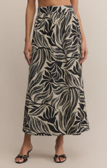 Z-Supply Serendipity Isla Leaf Skirt | Black