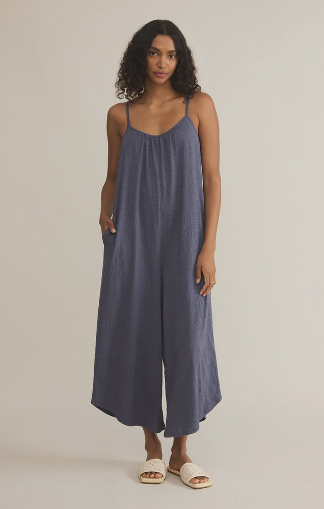 Z Supply Textured Flared Jumpsuit