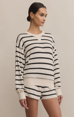 Z Supply Stand Out Striped Modal Sweatshirt