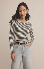 Z Supply Pristine Striped Tee | Black
