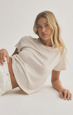 Z Supply Tourist Knit Jersey Tee | Crystal