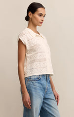 Z Supply Kinsley Sweater Top | White