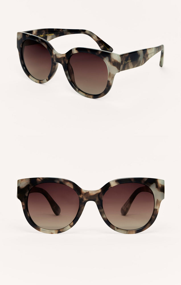 Z Supply Eclipse Tort- Grey- Polarized Sunglasses