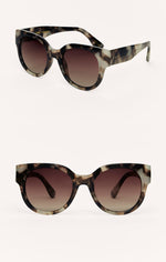 Z Supply Eclipse Tort- Grey- Polarized Sunglasses