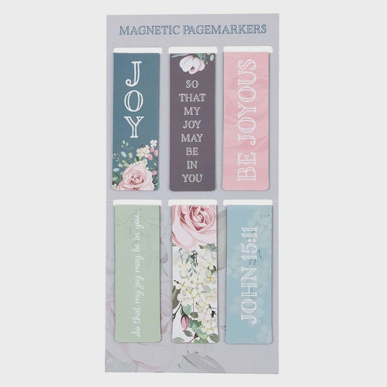 Magnetic Bookmark Set That Joy May Be in You John 15:11