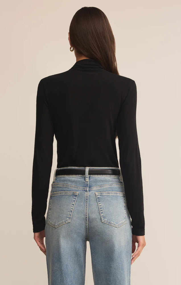 Z Supply Lira Second Skin Top | Black