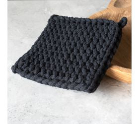 Knit Potholder | Black