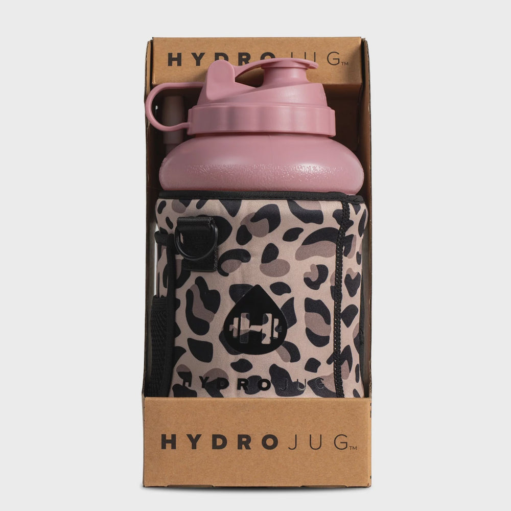 HydroJug V2 | Blush + Leopard Case