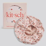 Kitsch Satin Lined Flexi Shower Cap | Cherry
