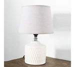 Squat Ripple Lamp + Shade