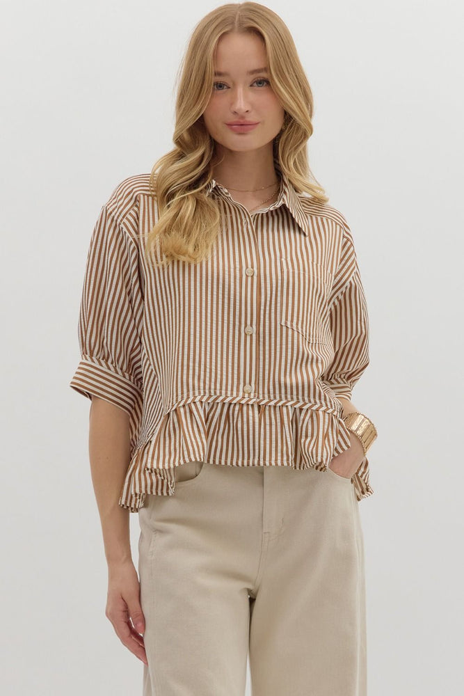 Classically Me Top | Brown