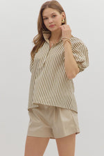 Just For Fun Top | Olive