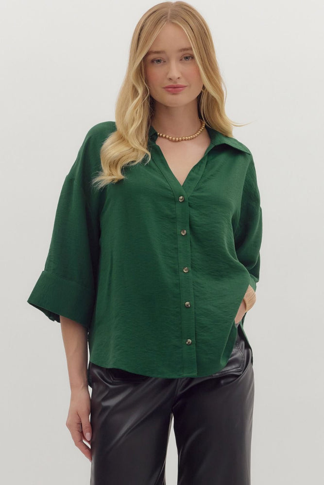 In The Office Top | Hunter Green