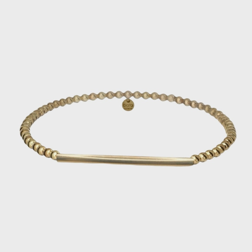 Jamie | Gold | Anti-Tarnish Stretchy 14K Gold Filled Bracelet