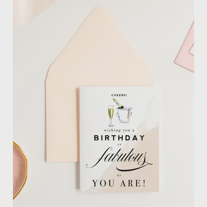 Cheers | Fabulous Birthday Card