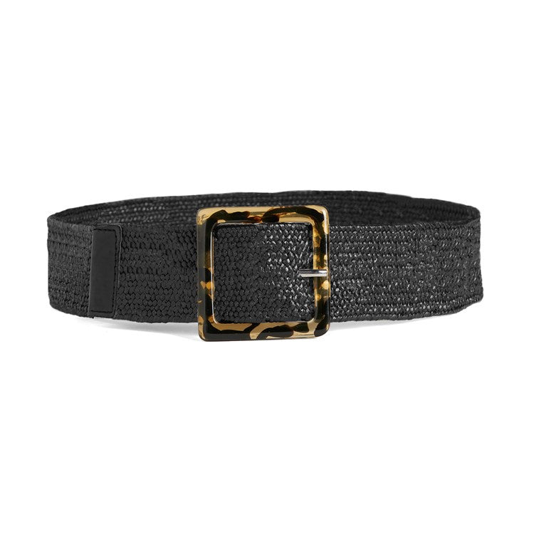 Coco + Carmen Eze Belt w/ Tortoise-Black-OS