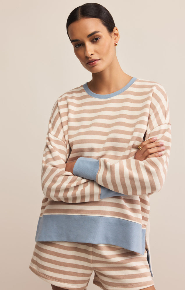 Z Supply Layer Up Sweatshirt | Evening Sand