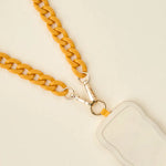 Hold The Phone Crossbody Chain | Mustard