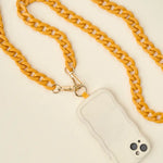 Hold The Phone Crossbody Chain | Mustard