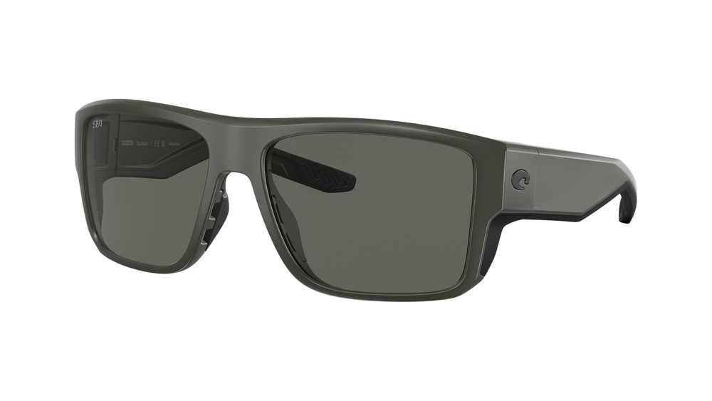 COSTA | Taxman Polarized Sunglasses | Olive/Gray