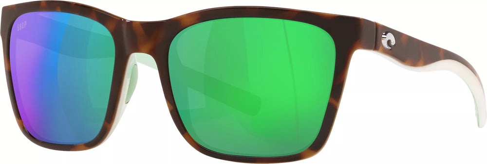 COSTA | Panga Polarized Sunglasses | Shiny Tortoise/White/Seafoam Crystal