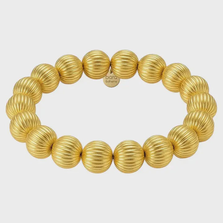 Sophie Textured Ball Bead Bracelet | 8mm
