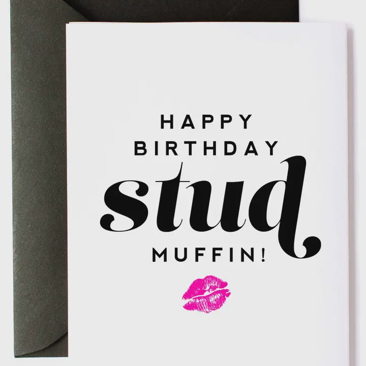 Stud Muffin | Funny Birthday Card