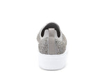 Swank Sneakers | Grey Crystals
