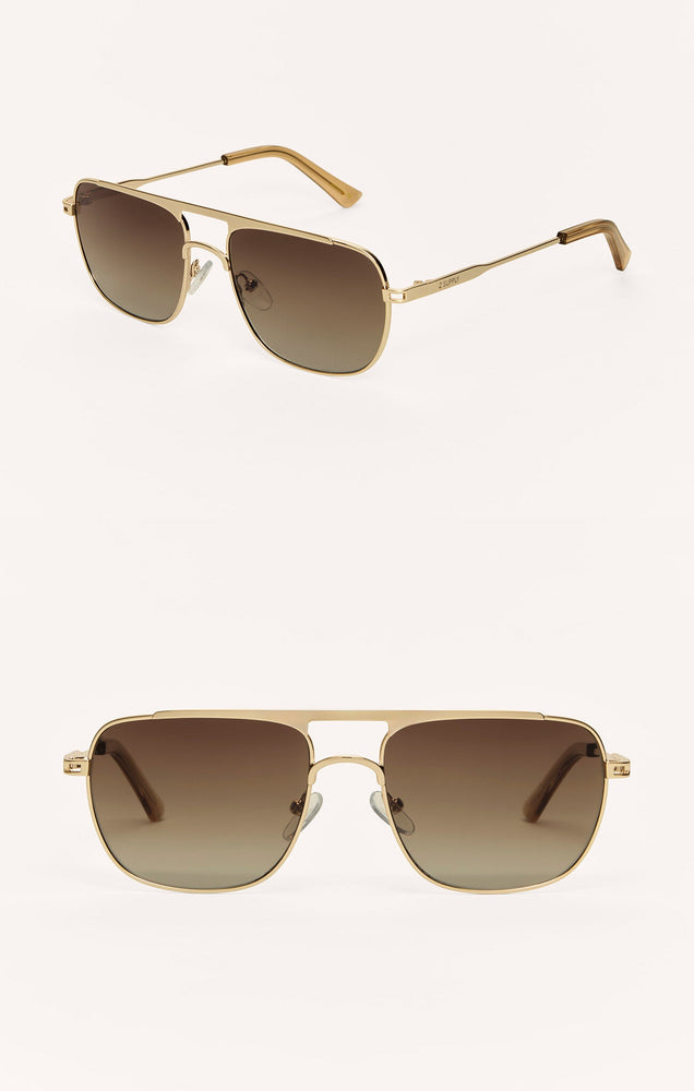 ZSUPPLY Eyewear | Skyline Polarized Sunglasses | Gold/Gradient