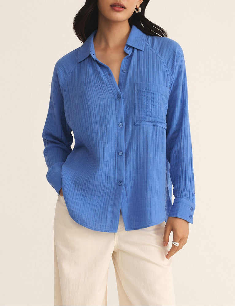Z Supply The Perfect Airy Top | Bay Blue