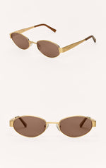 ZSUPPLY Eyewear | Palisades Polarized Sunglasses | Gold/Grey