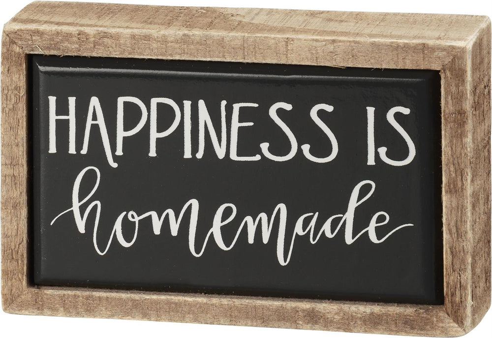 Happiness is Homemade | Box Sign