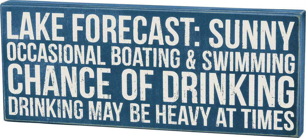 Lake Forecast | Box Sign