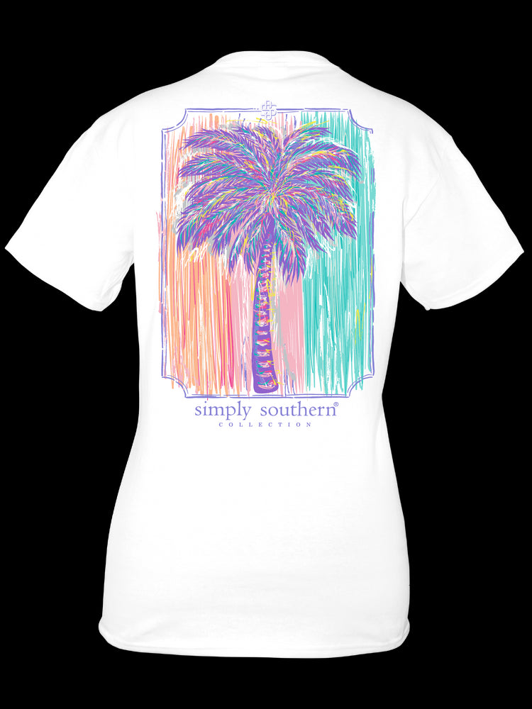 Simply Southern | Youth Palm | White