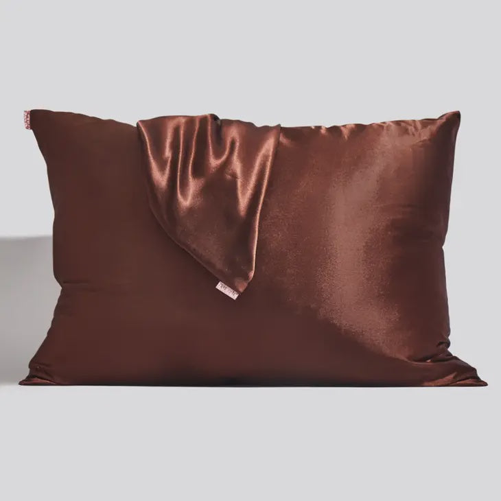 The Satin Pillow | Standard | Chocolate