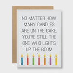 The One Who Lights Up The Room | Seed Paper Birthday Card
