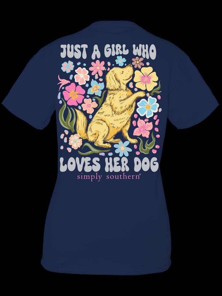 Simply Southern | Youth Love Dog | Navy