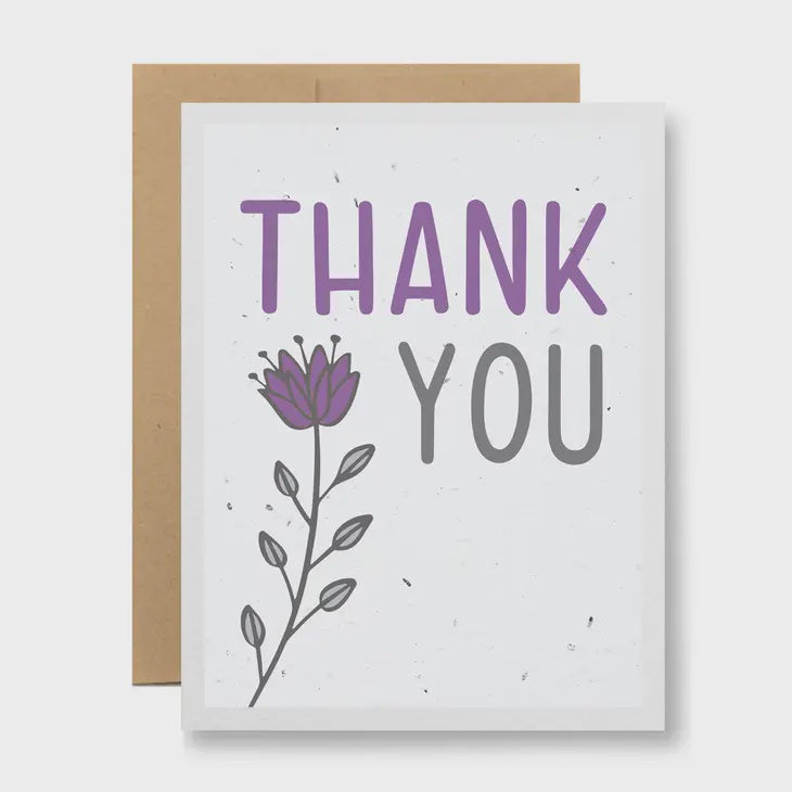 Thank You | Seed Paper Purple Thank You